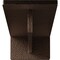 Ekena Millwork Heaton Hidden Support Steel Bracket w/ 8" Support Depth, Hammered Dark Bronze 3"W x 12"D x 2"H BKTM03X12X02HEHDB - alternate 2